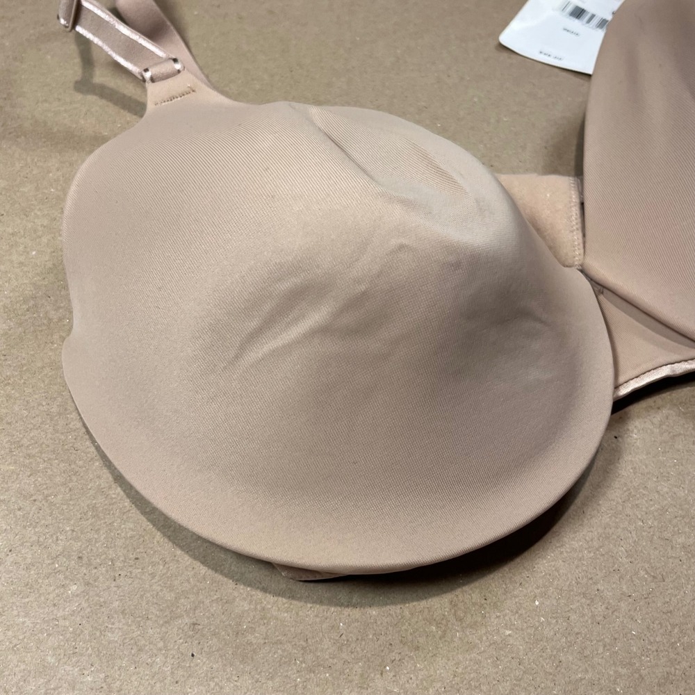 Warners This Is Not A Bra Cushioned Underwire Full Coverage Bra 36DD Nude 1593W - Picture 3 of 8
